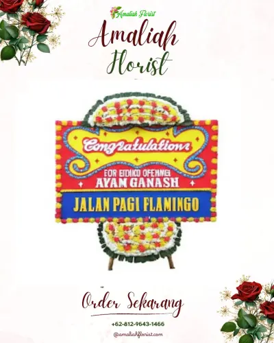 Bunga Papan Congratulation di Kedung Halang